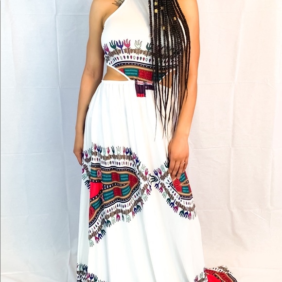 Multi-Print Maxi Dress - Picture 2 of 3